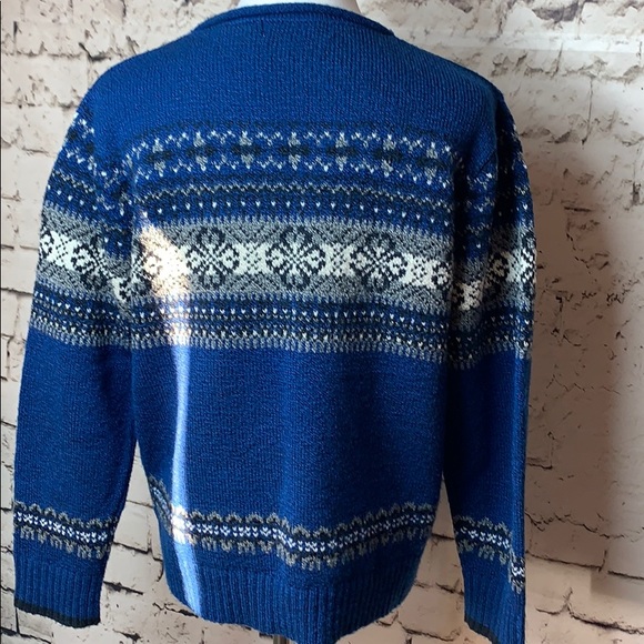Carolyn Taylor Fair Isle Sweater Medium - Picture 4 of 7